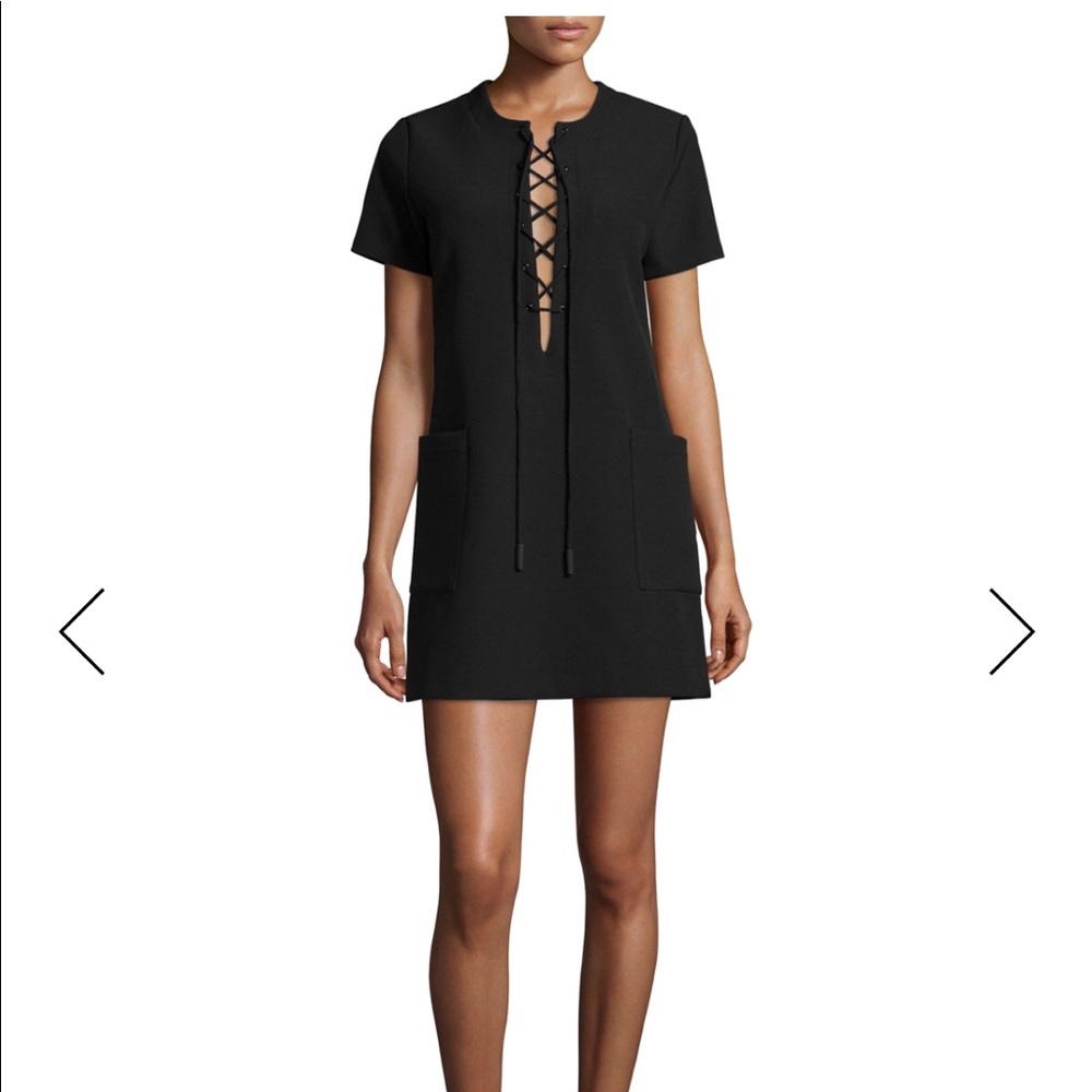 Kendal and Kylie black dress